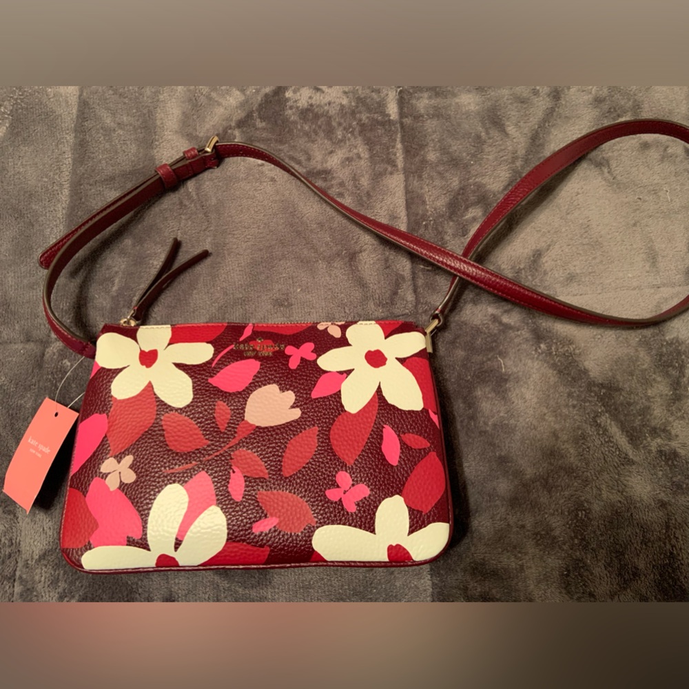 NWT Kate Spade Jackson Forest Floral Crossbody
